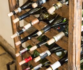 Cellar wines of all ages Stock Photo 01