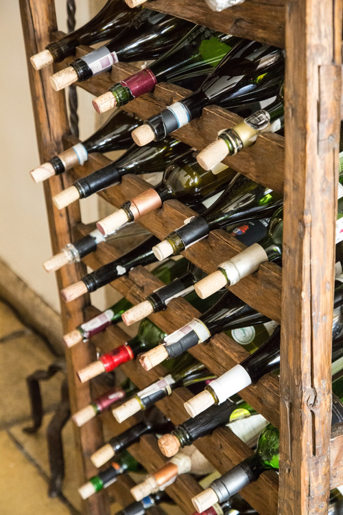 Cellar wines of all ages Stock Photo 01