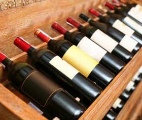 Cellar wines of all ages Stock Photo 03