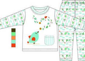 Childrens clothing vector