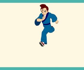 Chinese cartoon characters vector