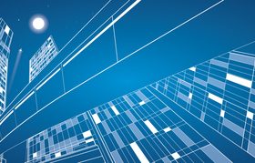 City train blueprint design vector 10