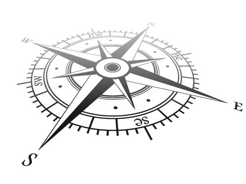 Compass background vector material 03