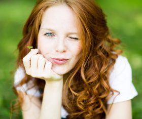 Confident smiling woman outdoor photo Stock Photo10