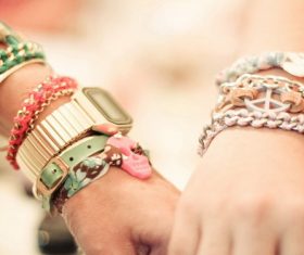 Couple bracelet Stock Photo