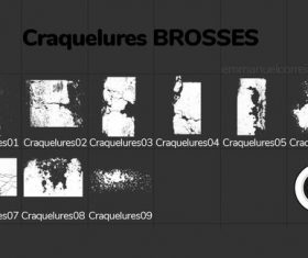 Craquelures Photoshop Brushes