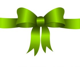 Creative bows design vector material 07