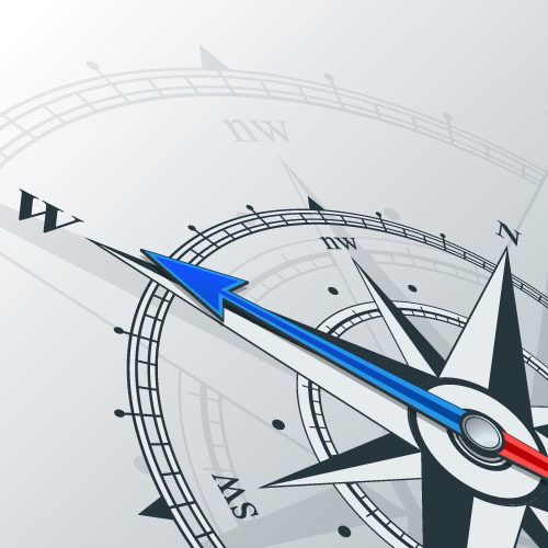 Creative compass design background vector 01