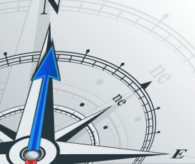 Creative compass design background vector 02