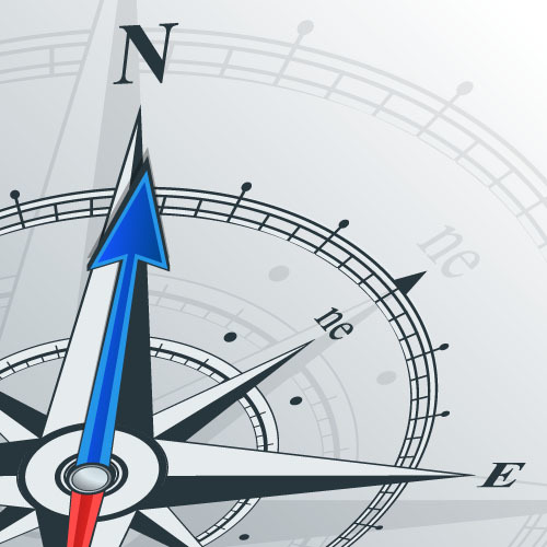 Creative compass design background vector 02