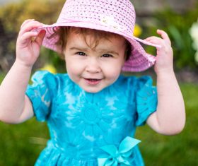 Cute little baby girl Stock Photo