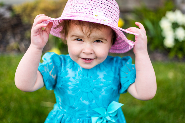 Cute little baby girl Stock Photo