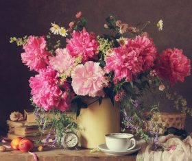 Decorative flower on the desktop Stock Photo 02