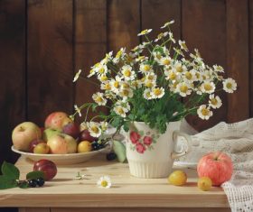 Decorative flower on the desktop Stock Photo 03