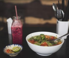 Delicious traditional vietnamese cuisine Stock Photo