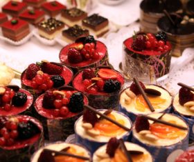 Desserts after meals Stock Photo 08