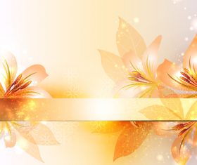 Elegant dark color flower background vector 04