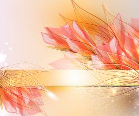 Elegant dark color flower background vector 05