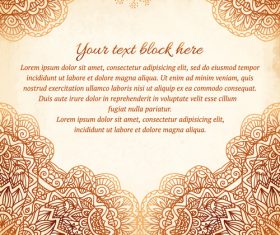 Ethnic new background vector material 01