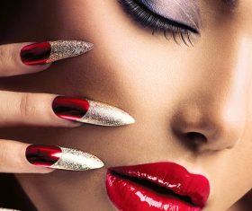 Fashion Beauty Model Girl Stock Photo 03