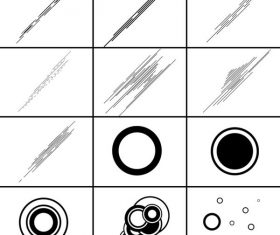 Fashion Cricles Photoshop Brushes