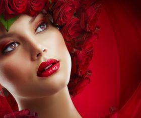 Fashion make-up woman art photo Stock Photo 01