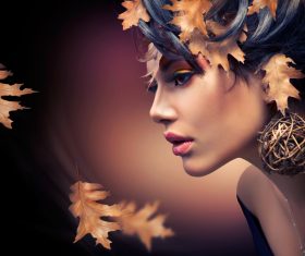 Fashion make-up woman art photo Stock Photo 04