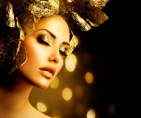 Fashion make-up woman art photo Stock Photo 05
