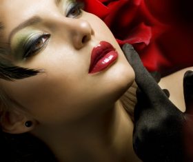Fashion make-up woman art photo Stock Photo 06