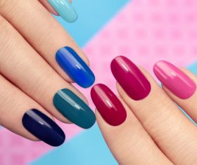 Fashion nail cosmetology Stock Photo 04