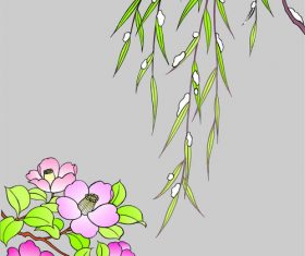Flower color vector