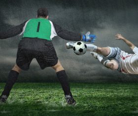 Football goalkeeper Stock Photo 01