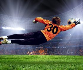 Football goalkeeper Stock Photo 02