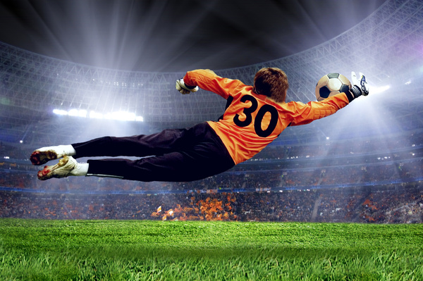 Football goalkeeper Stock Photo 02