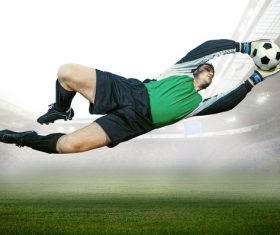 Football goalkeeper Stock Photo 03