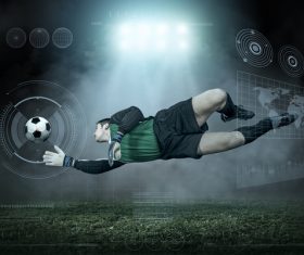 Football goalkeeper Stock Photo 05