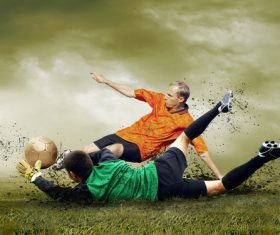 Football goalkeeper Stock Photo 06
