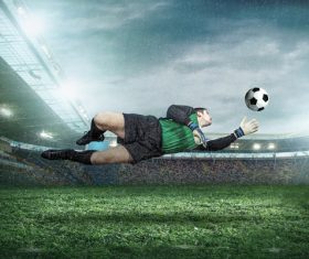 Football goalkeeper Stock Photo 07