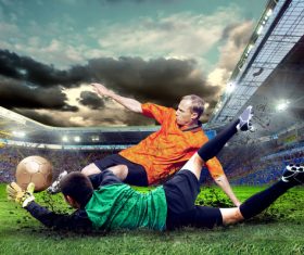 Football goalkeeper Stock Photo 08