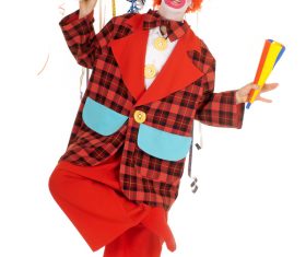 Funny amuse clown Stock Photo 08