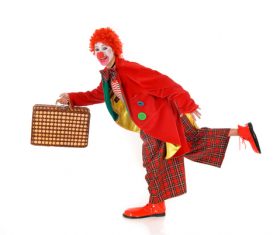 Funny amuse clown Stock Photo 10