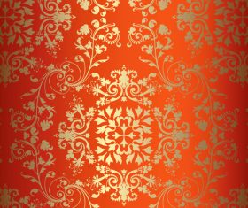 Golden Classic Style Design background vector