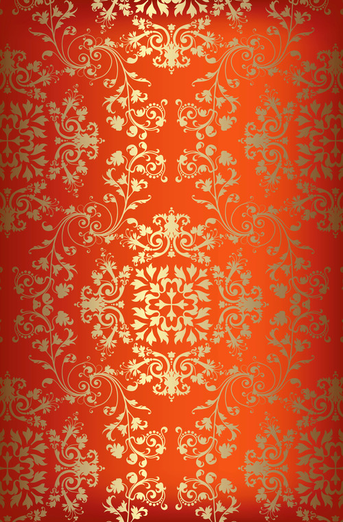 Golden Classic Style Design background vector