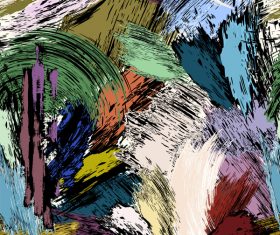 Graffiti  triang oil paint background vector 02