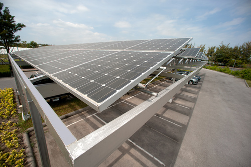 Green Energy Solar Panel Stock Photo 01
