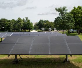 Green Energy Solar Panel Stock Photo 02