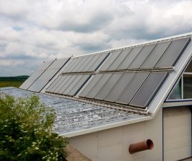 Green Energy Solar Panel Stock Photo 03