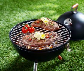 Grilled meat Stock Photo 03