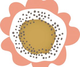 Hand drawn flower vector illustration 02
