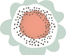 Hand drawn flower vector illustration 03